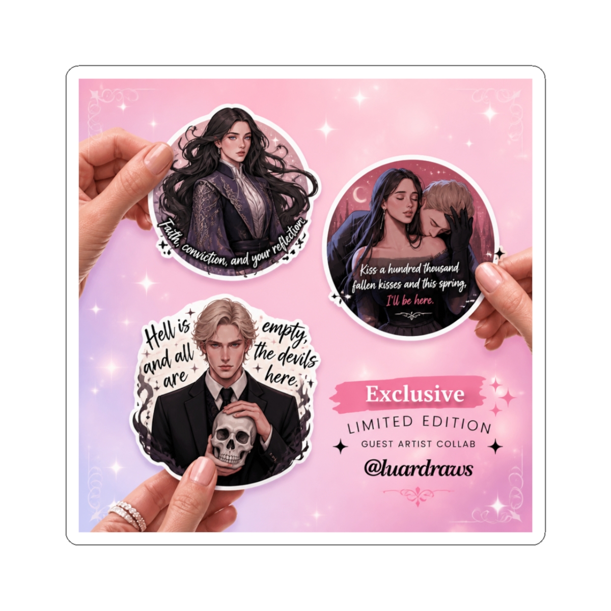 Shatter Me Stickers - Exclusive Collab @Luardraws | Tahereh Mafi
