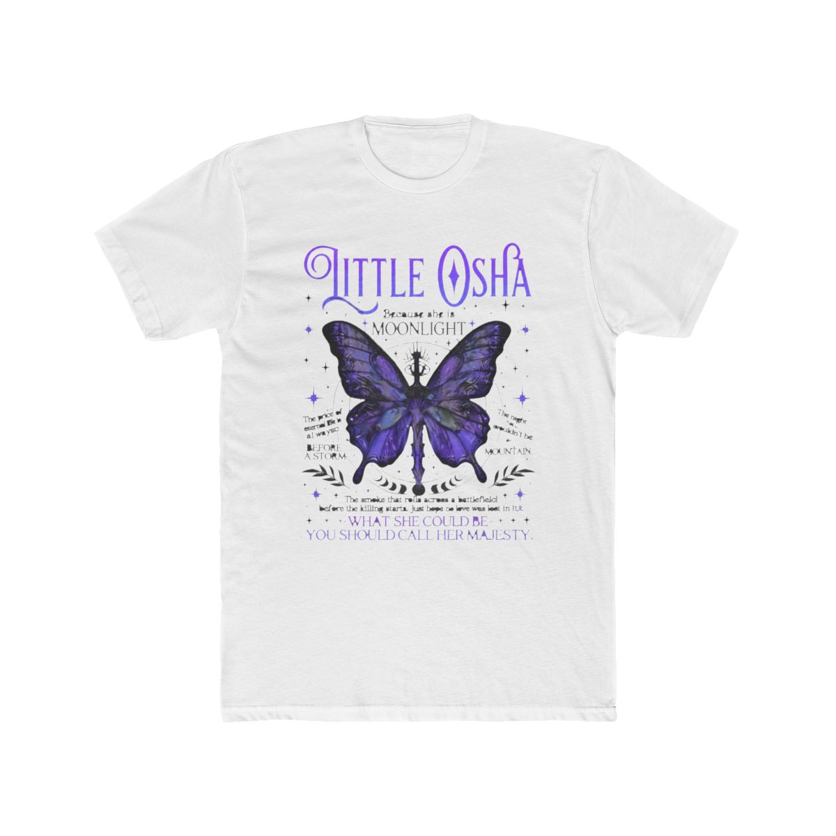 Quicksilver Little Osha T Shirt | Romantasy Bookish Merch | Tahereh Mafi